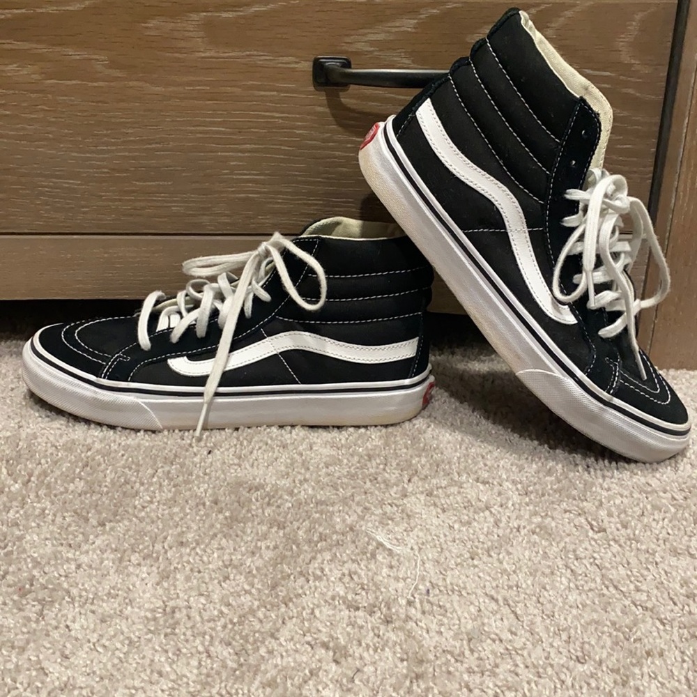 Vans High Top Black & White